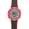 Cardinal Women's Digital Watch (3029) - Black/Red Band/Silver Dial