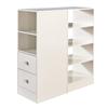 South Shore Logik Collection Loft Combo Storage - Pure White