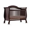 Stork Craft Valentia Fixed Side Convertible Crib (04587-259) - Espresso