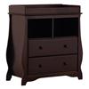 Stork Craft Carrara 2-Drawer Changing Table(03580-109) - Espresso