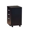 Monarch Hollow-Core 3-Drawer File Cabinet (I 7013) - Cappuccino