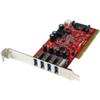 STARTECH 4PORT PCI SUPERSPEED USB 3.0 CONTROLLER CARD W/ SATA/SP4 POWER