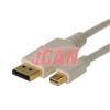 iCAN DisplayPort Male to Mini DisplayPort Male 32AWG Cable (Gold) - 15ft. (MDPM-DPM-28G-15)