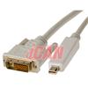 iCAN Mini DisplayPort Male to DVI Male 32AWG Cable (Gold) - 15ft. (MDPM-DVM-28G-15)