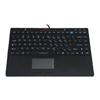 SOLIDTEK - DT SB USB KB-IN86KB SILICONE MINI WATERPROOF KB W/ TOUCHPAD BLACK