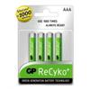 GP Recyko 4xAAA Pre-Charged 820mAh (Low Self-Discharge) NiMH Rechargeable Battery (85AAAHCBE-UC4)