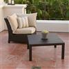 RST Outdoor Deco Collection Corner Chair & Conversation Table