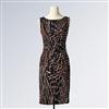 JESSICA®/MD Printed Side-Drape Dress