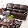 'Davidson' Bonded-Leather Reclining Sofa