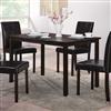 Walker Set Of 4 Brown-Upholstered Chairs