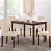 Walker Set Of 4 Beige-Upholstered Chairs