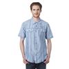 Point Zero® Short Sleeve Linen Fine Stripe Shirt