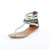 ZIGISOHO™ Women's Embellished Back-Zip Thong Sandal