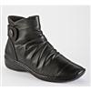 Alia 'Willow' Women's Leather-Look Side-Zip Slouch Bootie