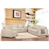 Trieste Cream 3-pc. Top Grain Leather Set