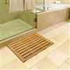 Seville Classics Rectangular Bamboo Bath Mat