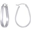 High Polish U-shaped Hoop Earrings