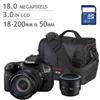 Canon EOS 60D 18MP DSLR Camera with 18-200mm Lens Bundle