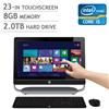 HP Touchsmart 23-D038C, Bilingual Desktop, Touch-screen, Intel® Core i5-3450S, 23-in HD LED-LCD