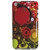 Exian iPod touch 4th Gen Circle Hard Shell Case (4T017) - Orange