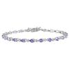 Amour Pear Cut Tanzanite Bracelet (7500001560) - Blue