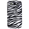 Exian Samsung Galaxy SIII Zebra Pattern Hard Shell Case (S3032) - Black/White