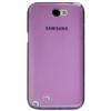 Exian Samsung Galaxy Note 2 Silicone Soft Shell Case (NOTE2010) - Purple