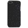 Exian iPhone 5 Hexagon Hard Shell Case (5G046) - Black