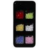 Exian iPhone 5 Coloured Crystals Hard Shell Case (5G048) - Black