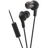 JVC Gumy Plus Ear Bud Headphones with Remote & Mic (HA-FR6) - Black