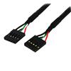 Startech 24" Internal 5-Pin USB IDC Motherboard Header Cable (USBINT5PIN24) - Black