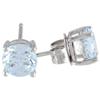 Amour Blue Topaz Solitare Earrings (750086445)