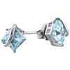 Amour Blue Topaz Stud Earrings (750086413)