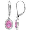 Amour Pink Sapphire Earrings (750086412)
