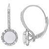 Amour White Opal Dangle Earrings (750086438)
