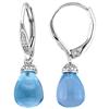 Amour Blue Topaz Dangle Earrings (750086498)