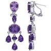 Amour Amethyst Dangle Earrings (750086492) - Purple