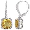 Amour Citrine Dangle Earrings (750086470) - Yellow