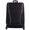 Canada Collection 28" 4-Wheeled Spinner Expandable Luggage (CA75478) - Black/ Grey