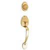 Defiant Polished Brass Wilmington x Ball handleset