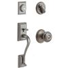 Schlage Distressed Nickel Door Handleset Addison / Georgian Knob