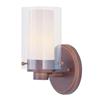 Illumine Providence 1 Light Bronze Incandescent Bath Vanity with Clear Outside and Opal Insid...