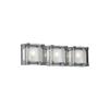 Contemporary Beauty Contemporary Beauty 2 Light Bath Light with Clear Glass and Polished Chorm...