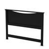 South Shore Full 54-inch Headboard Pure Black