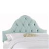 Skyline Furniture MFG. Upholstered Full Headboard in Premier Microsuede Saddle