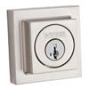 Weiser SmartKey Deadbolt Square Satin Nickel