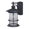 Canarm Ltd. Ryder 19 Inch Outdoor Black Lantern, Seeded Glass