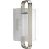 Progress Lighting Coupe Collection Brushed Nickel 1-light Wall Lantern