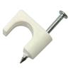 Gardner Bender Coax Staple 1/4 In White; 50/Clam