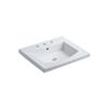 KOHLER Tresham(TM) Rectangle Self-Rimming Lavatory With Single-Hole Faucet Drilling